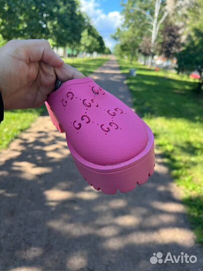 Сабо женские Gucci Pink