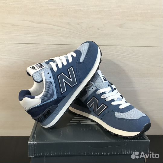 Кроссовки New Balance 574 синие женские