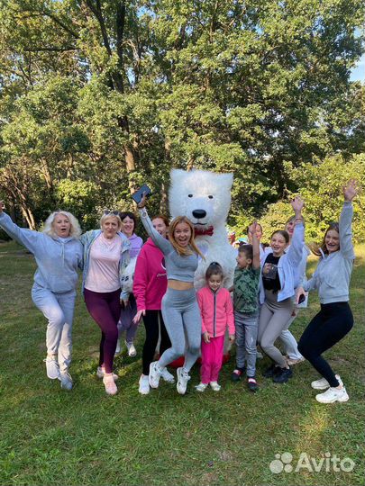 Мишка поздравление. Аниматор. Ростовые куклы