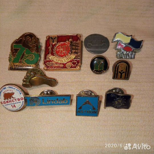 Значки коллекционные фрачные