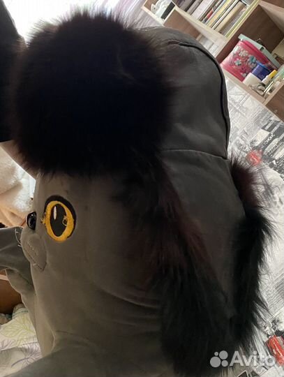 Шапка ушанка из песца
