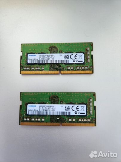 Оперативная память samsung ddr4 16gb