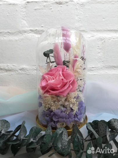 Цветы в колбе