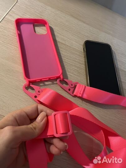 iPhone 12 12 pro чехол новый с ремешком