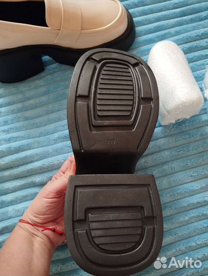 Туфли на толстой платформе