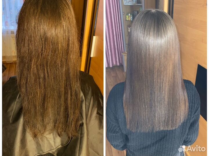 Кератиновое выпрямление /ботокс/ биксипластия