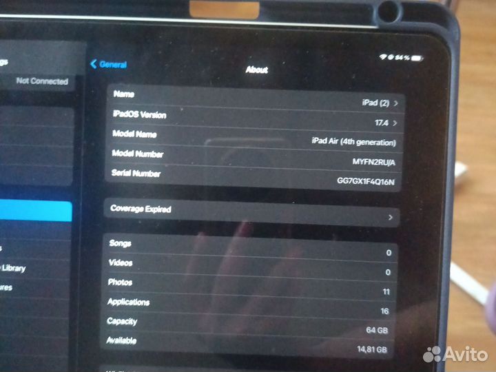 Планшет apple iPad air 4th generation