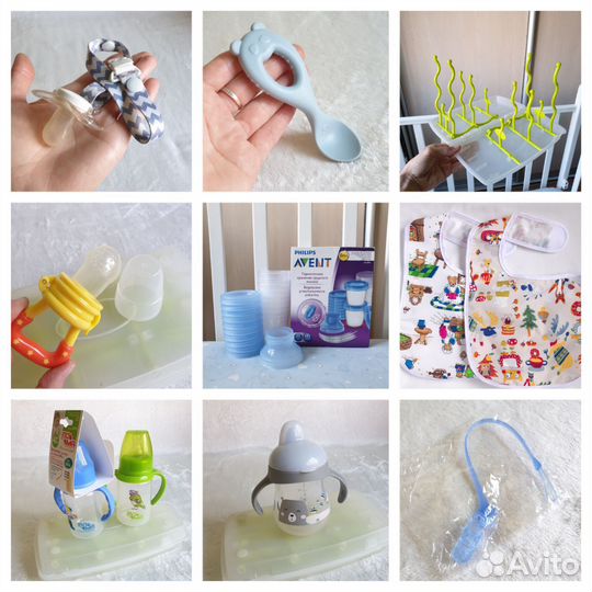 Контейнеры Avent авент Бутылочки Соски Сушилка