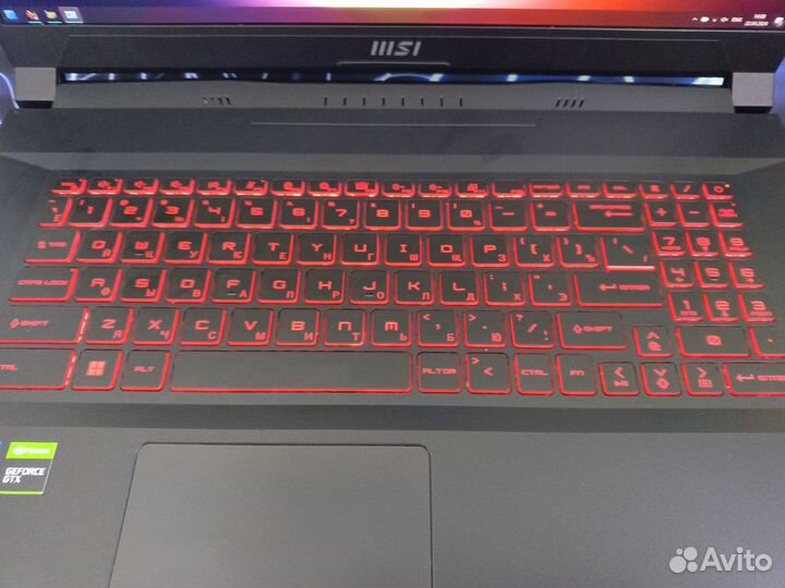Игровой ноутбук msi katana gf76
