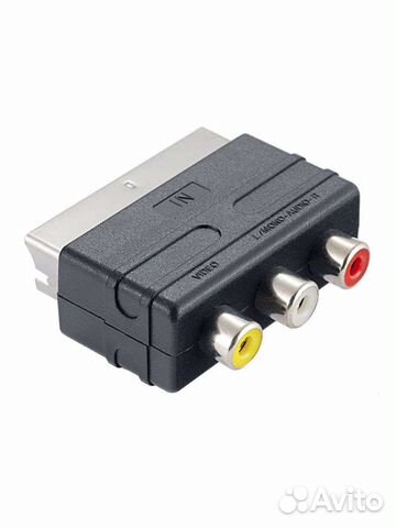 Переходник Скарт -3RCA (под тюльпаны)