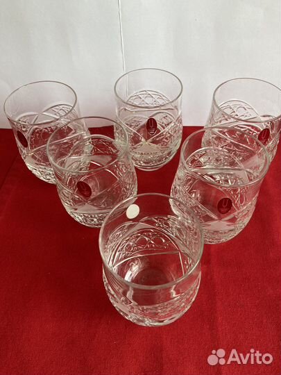 Набор стаканов хрусталь