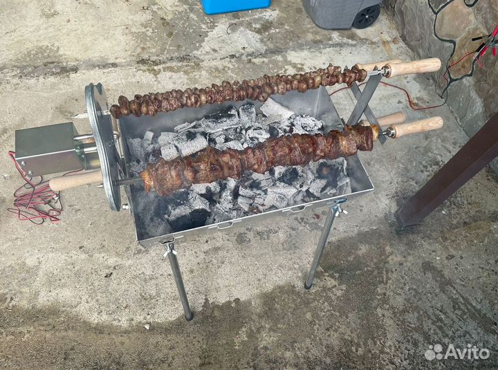 Мангал автоматический угольный