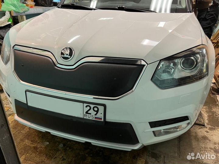 Зимний экран skoda yeti