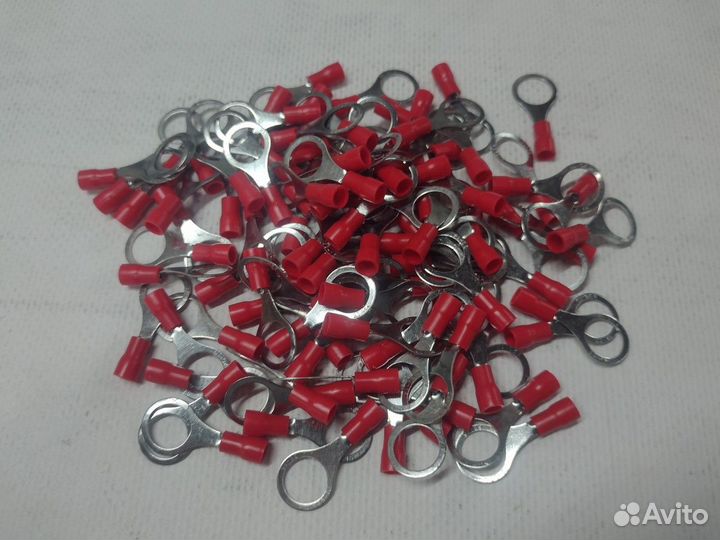 Наконечник кольцевой красный 10,5мм уп.100шт