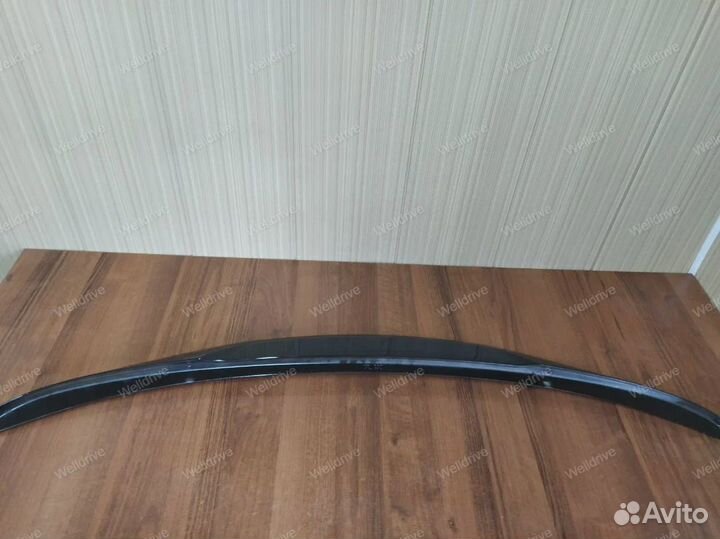 Лип спойлер BMW 5 G30 М4 черный глянец