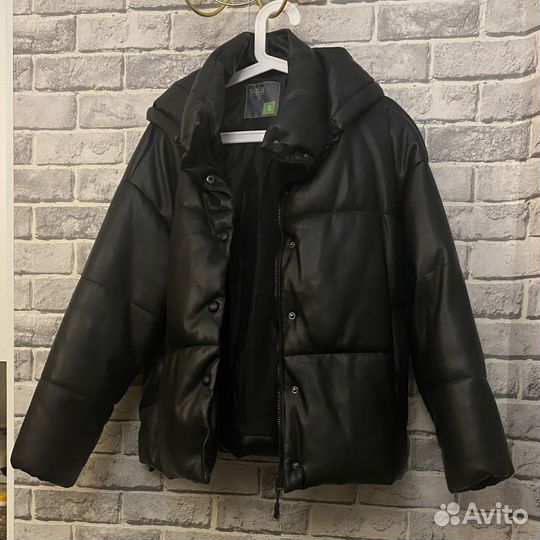 Кожаная куртка женская Sela размер S