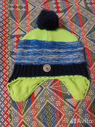Шапка шлем для мальчика 48 50