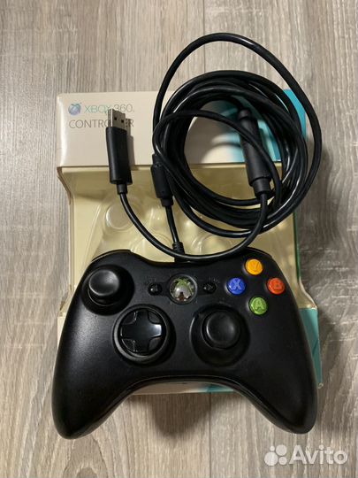 Геймпад xbox 360 проводной