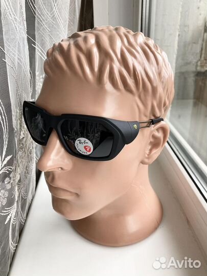 Очки Ray Ban Ferrari матовые поляризационные