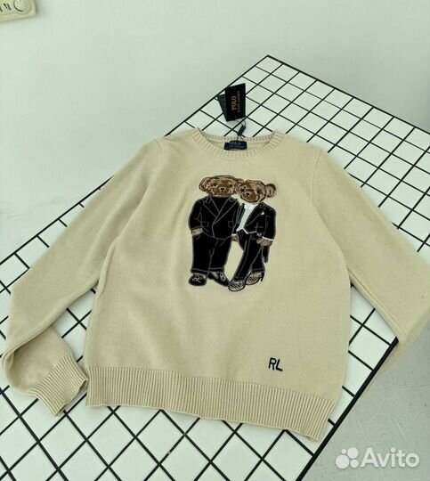 Polo ralph lauren bear свитер