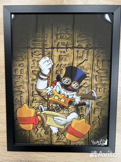 Картина на холсте Скрудж Макдак денежное дерево