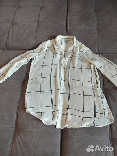 Шелковая рубашка женская