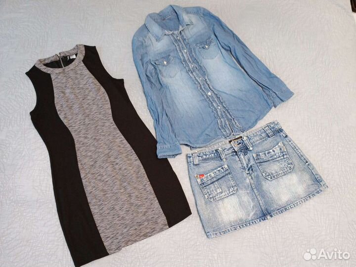 Пакет из 7 вещей, женская одежда пакетом, р.40-42