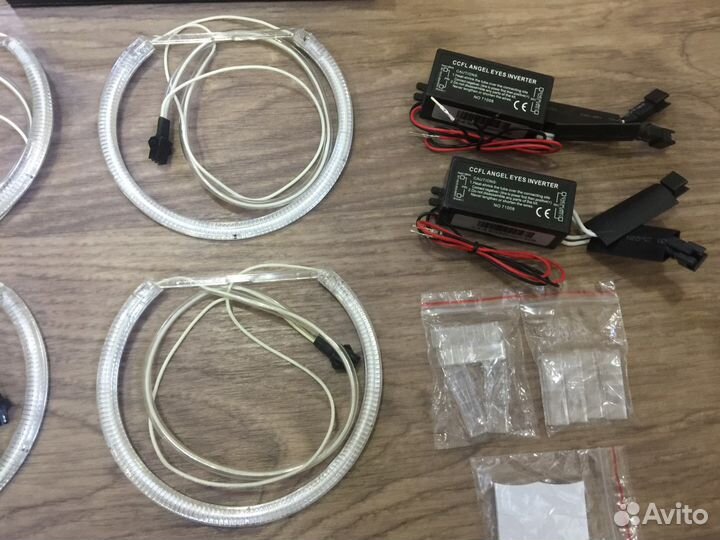 Ангельские глазки для BMW E46 фары без линз