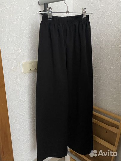 Штаны прямые черные