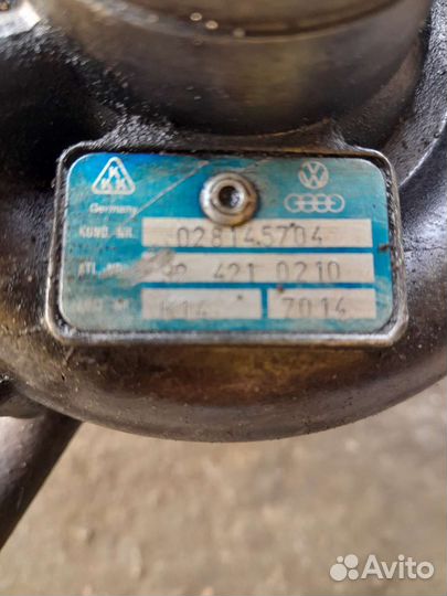 Турбина на volkswagen гольф 3 1.9 asz