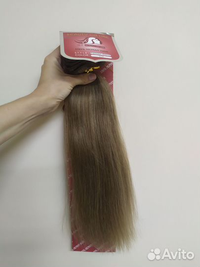 Волосы на заколках трессах натуральные новые