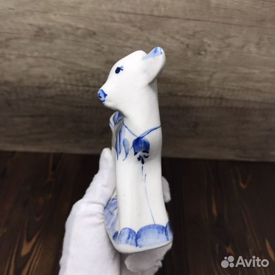 Советская Статуэтка Гжель Козлик Состояние Идеал