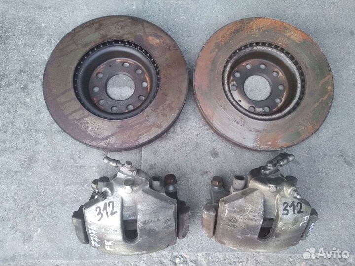 Тормоза 312 VAG комплект разборка