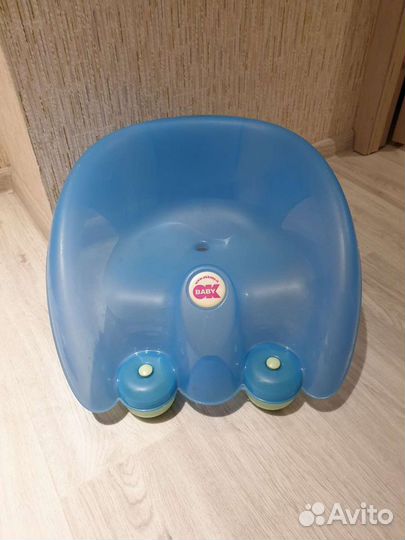 Стульчик для купания OK baby pouf голубой