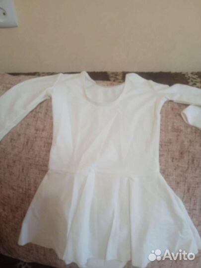 Купальник для танцев белый