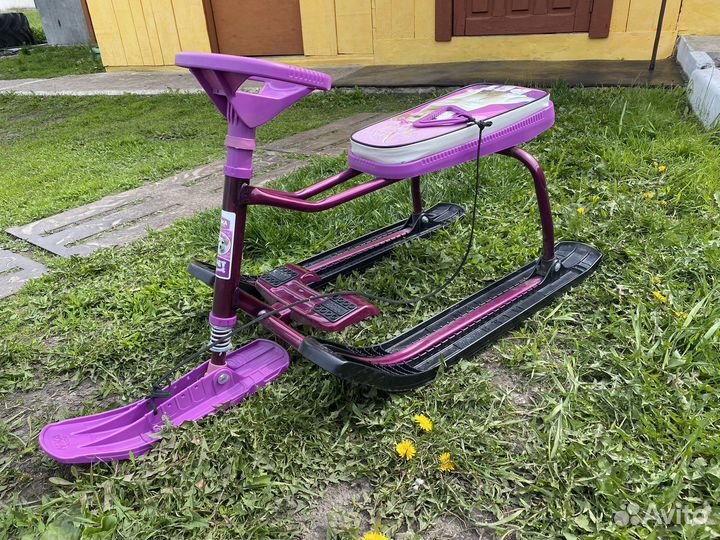 Детский снегокат от 3х до 7 лет