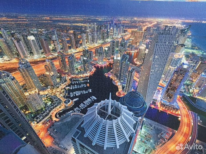 Пазлы собранные и наклеенные на картон