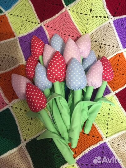 Тюльпаны ручной работы