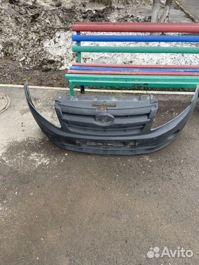 Бампер шагрень на ладу гранту