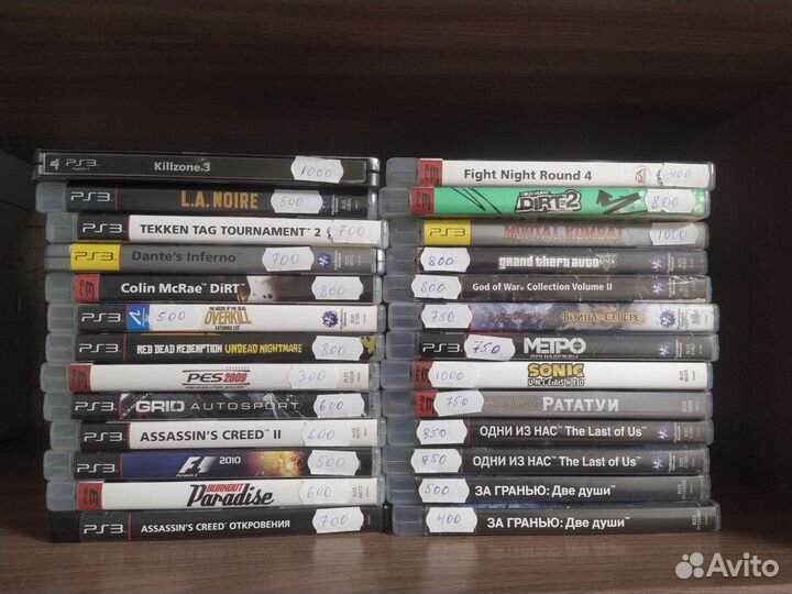 Диски с играми на sony playstation 3