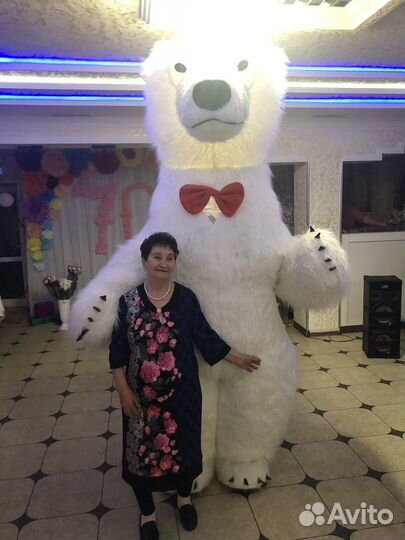 Белый мишка аниматоры
