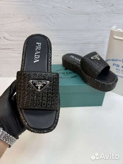 Тапочки / Сабо На Платформе Prada Размеры 36-40