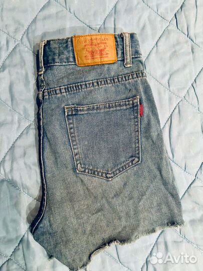 Джинсовые шорты levis бу