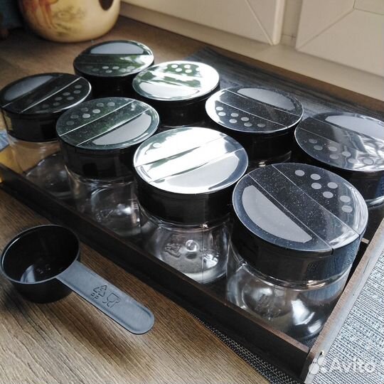 Набор баночек для специй