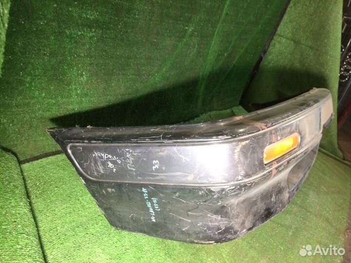 Бампер передний Nissan Laurel C33 Черный дефект кр