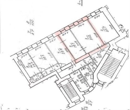 Комната 50,3 м² в 6-к., 3/5 эт.