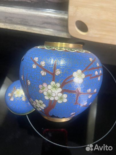 Чайница клуазоне