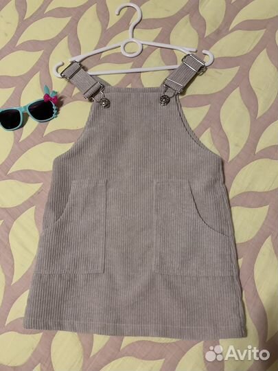 Сарафан вельветовый для девочки 98