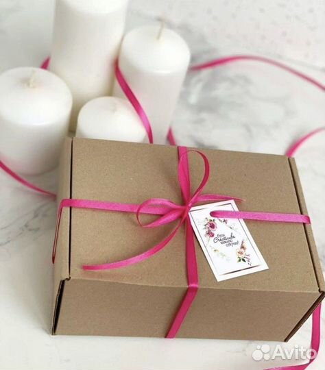 Коробка подарочная крафт