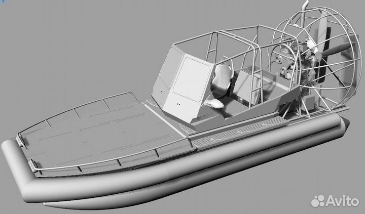 Аэролодка SibEX Читер 130 л.с Атмо Рестайлинг